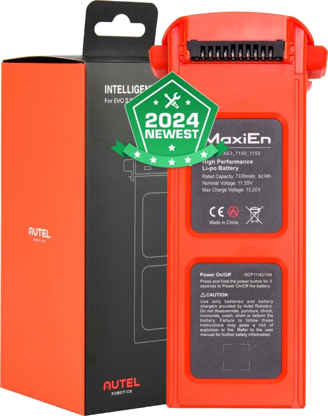 Autel Robotics EVO 2 Intelligent Battery: Compatible with Various Models – 7100mAh, Original Smart Design