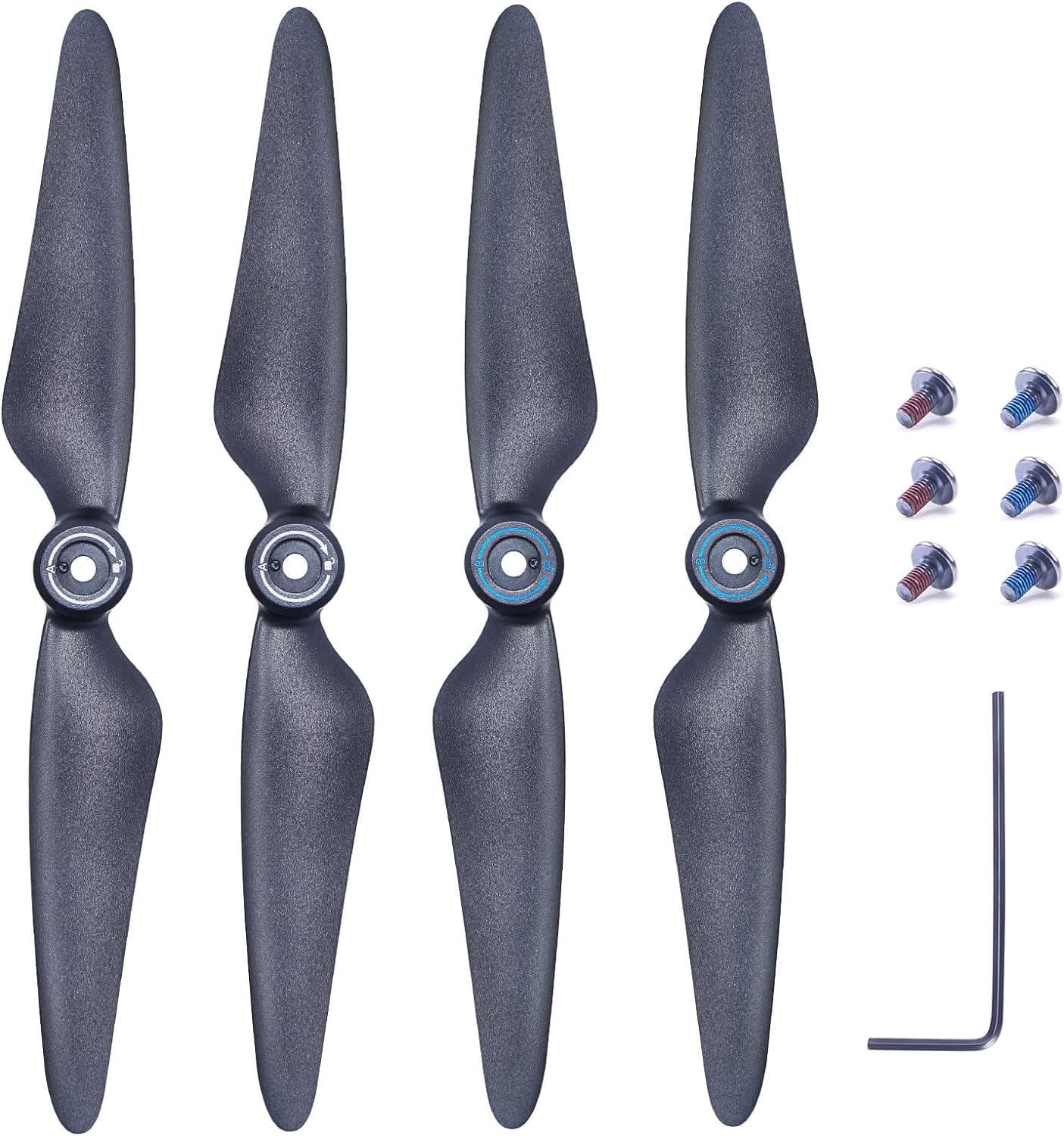 Bwine Drone Blades for F7, 4 Pcs Original Propeller, RC Quadcopter – Black