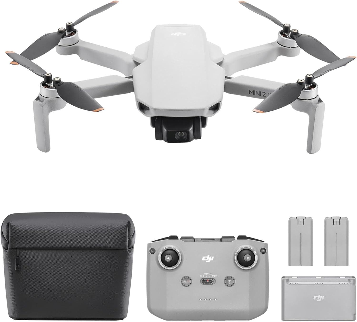 DJI Mini 2 SE Fly More Combo: 10km Video Transmission, 3 Batteries for 93 Mins Flight