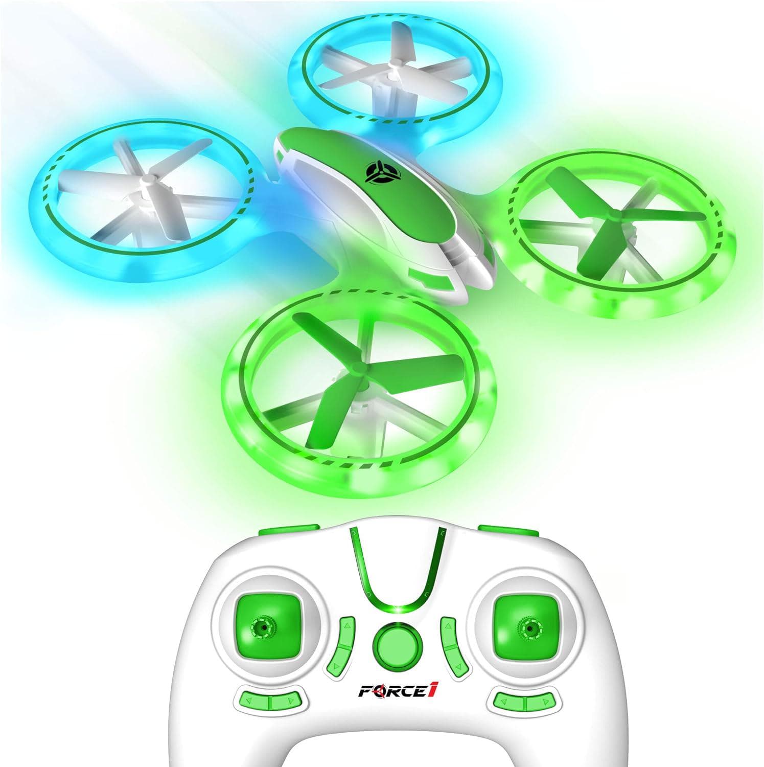 Force1 UFO 3000 LED Mini Drone: Easy Remote Control, LED Lights, 360 Flips – Perfect for Kids