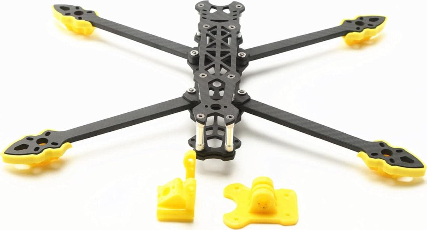 GoolRC Mark4 7inch 295mm with Arm Quadcopter Frame 3K Carbon Fiber 7” FPV Freestyle Remote Control Racing Drone Red Print Parts for DIY
