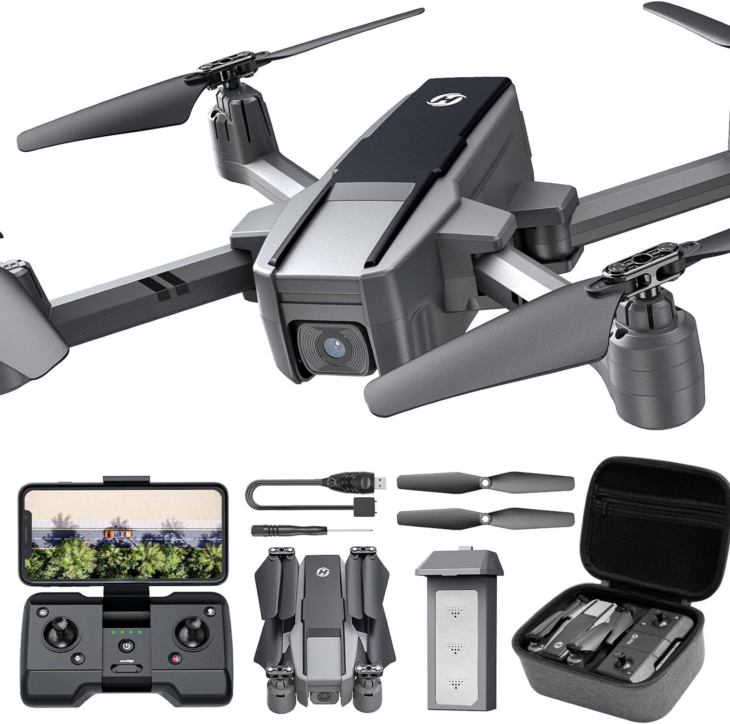 Holy Stone HS440D: 4K UHD Camera Drone for Adults, GPS, Auto Return, Follow Me, Waypoints