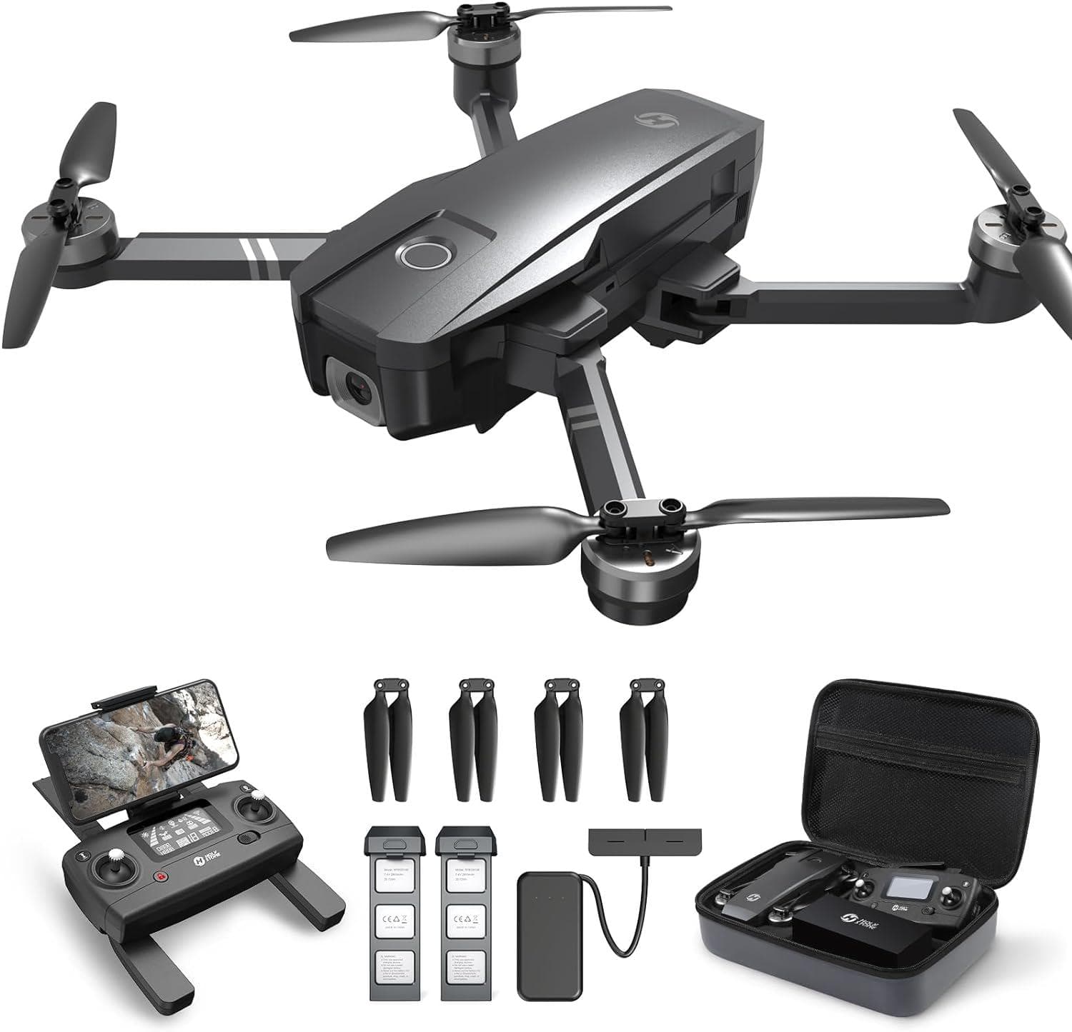 Holy Stone HS720: 4K UHD Camera Drone for Adults, FAA Remote ID Compliant, 52 Minutes Flight