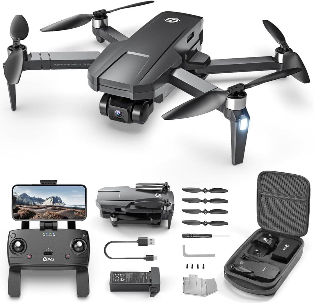 Holy Stone HS720R: 4K EIS Camera Drone for Adults, 3-Axis Gimbal, 10000 Feet Video Transmission