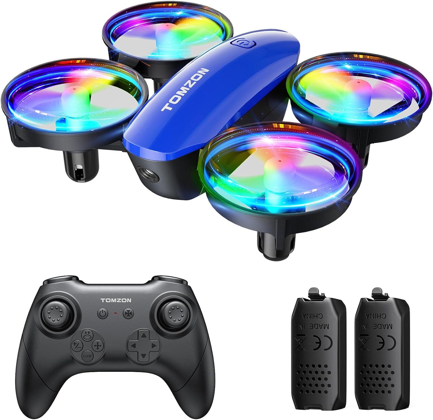TOMZON A23 Mini Drone: Easy to Learn, Throw to Go, Auto-rotation – Perfect Gift for Kids, Includes 2 Batteries