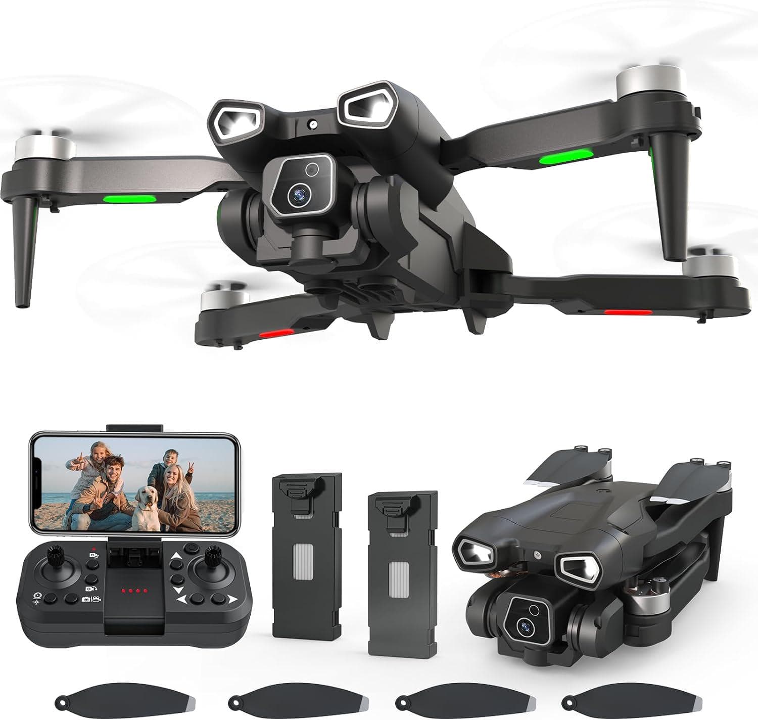 TTROARDS 12Pro Drone: 4K Camera, Brushless Motor, 5G WiFi FPV – Perfect for Adults & Beginners