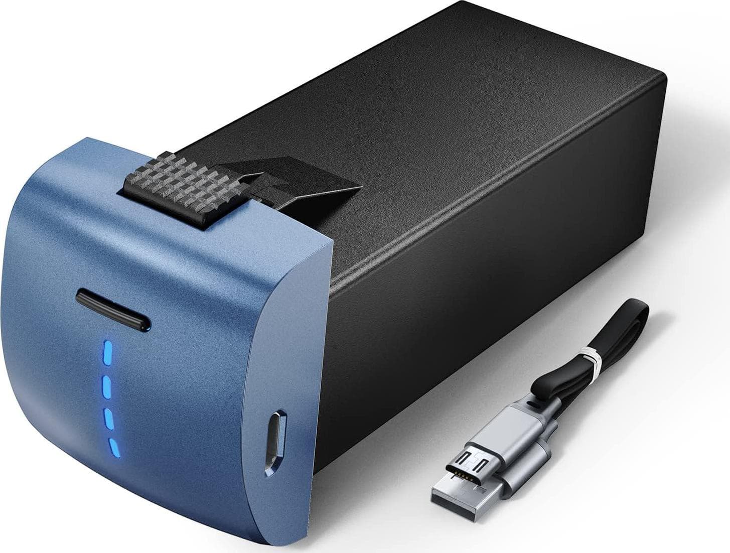 V11MINI Drone Battery Replacement, Spare – 7.6V 2100mAh Lithium Ion with Micro USB Cable